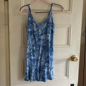 aerie x aly floral blue active dress